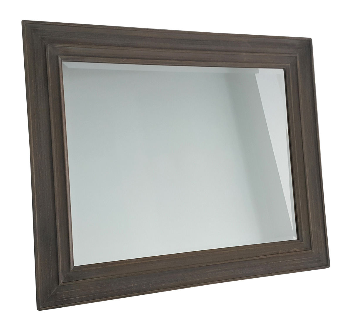 Country Oak Design Frame with Bevell Mirror  