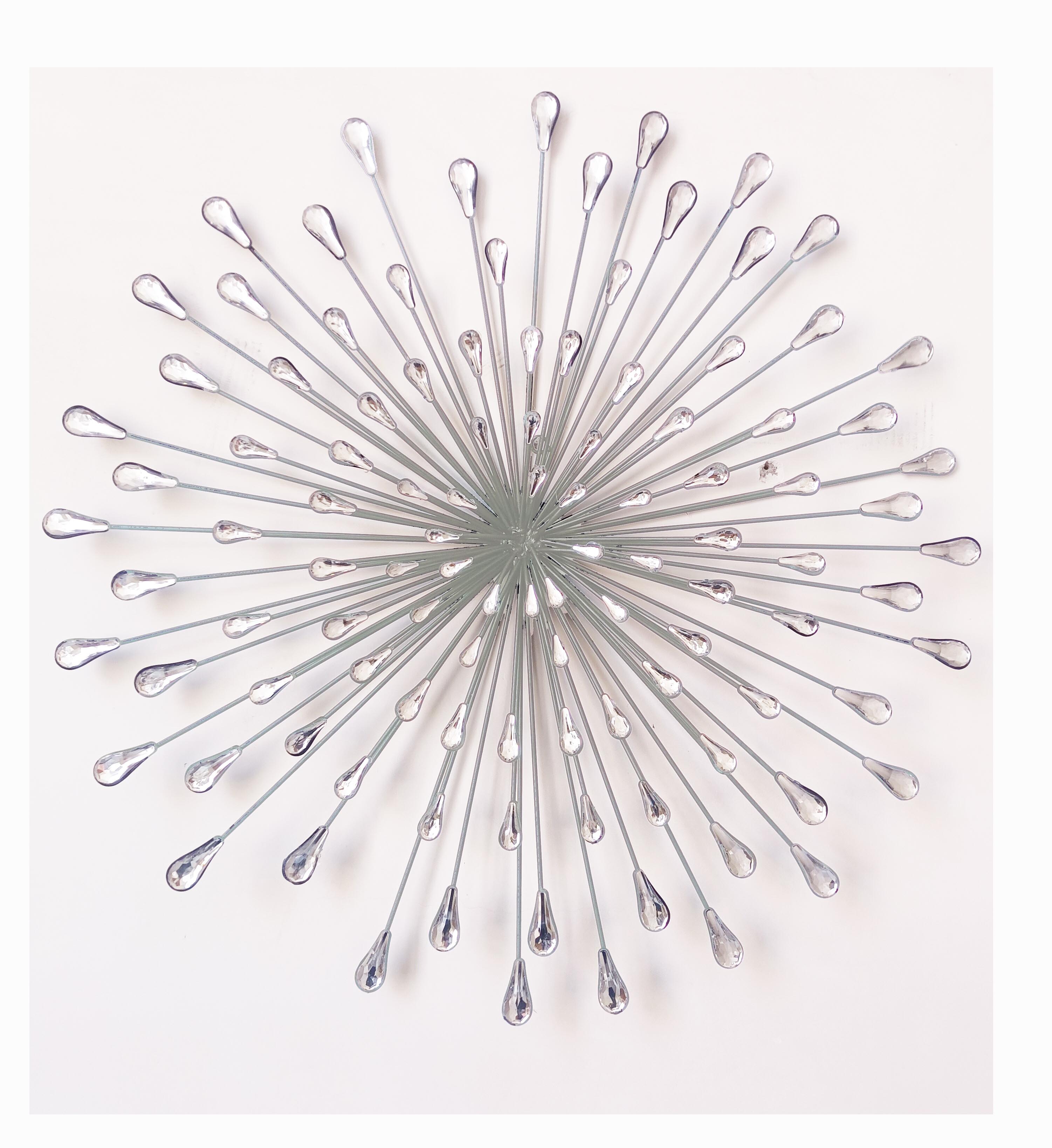 Wall Art - Star Burst - Silver 