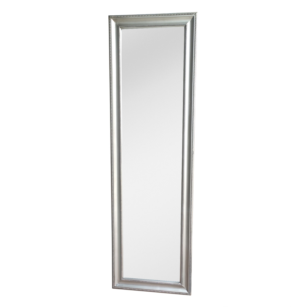 Large wall mirror - Silver with black