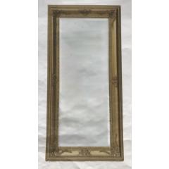 Large Leaner Mirror in Antique Gold