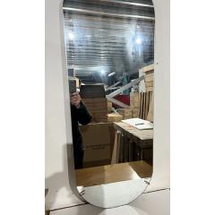 Wall Dress mirror w/gold hooks