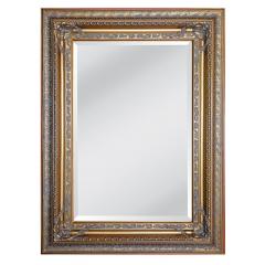 Rectangular Wall mirror in Antique Gold