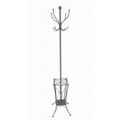 Metal Coat Stand - Silver  