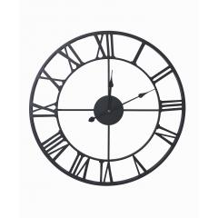 Metal Wall Clock -BLK 