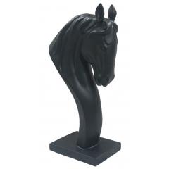 Horse Head on Stand  - Black