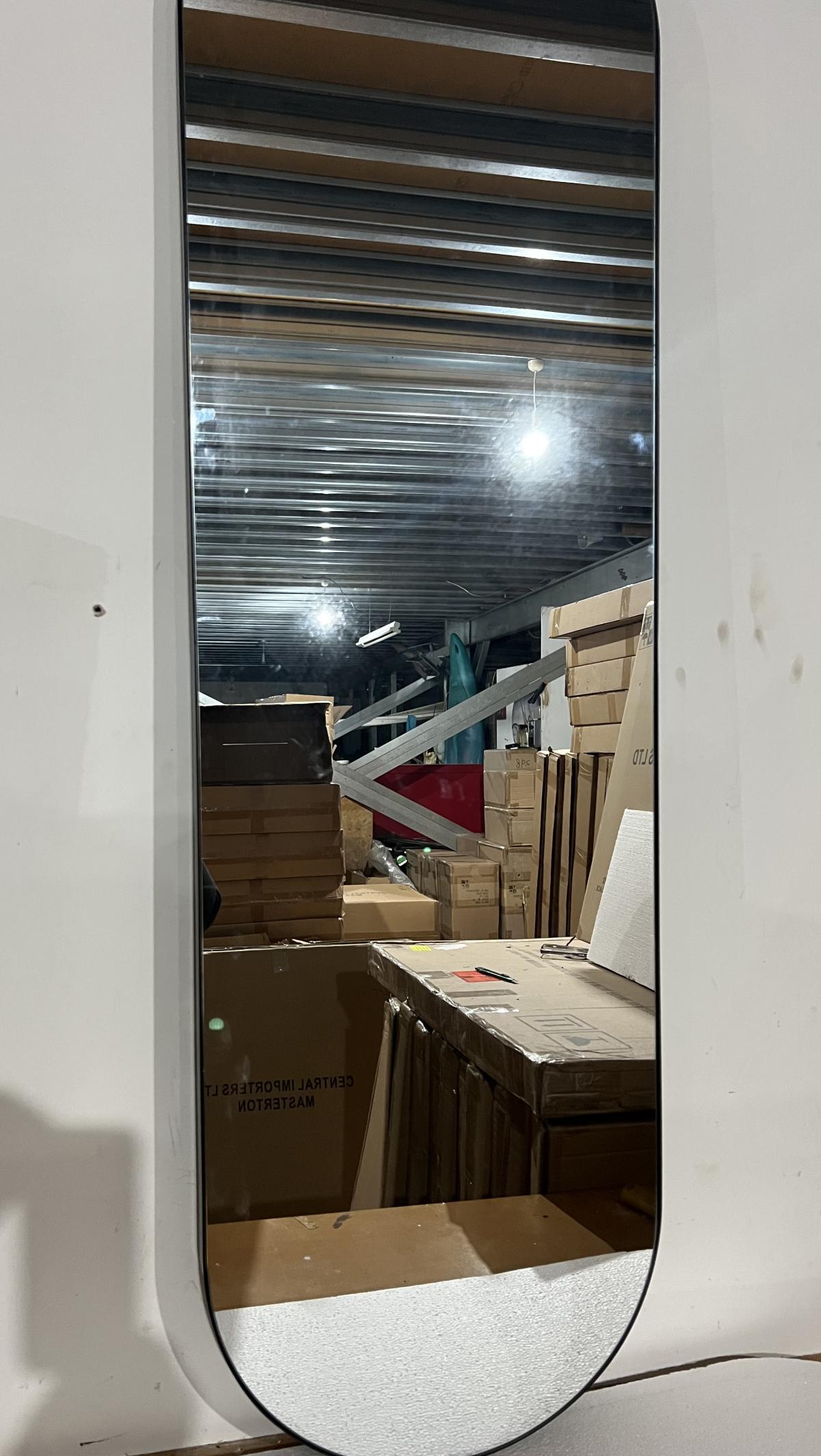 Oval Wall dress Mirror metal frame