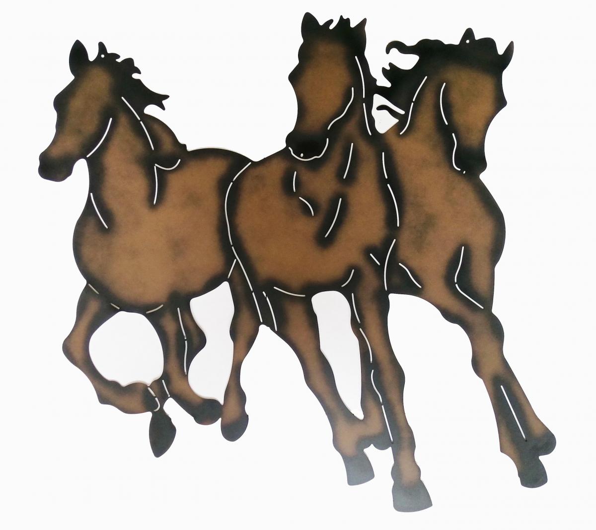 Wall Art Decor - Three Horses