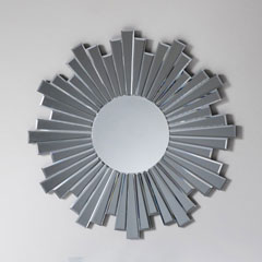 Bevelled mirror strips with Brevel Mirror 